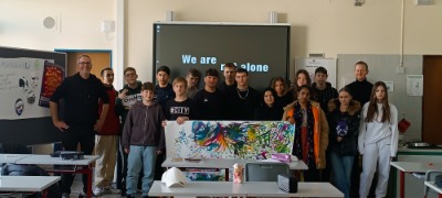 Klasse 9a: Was bin ich? - Kreative Berufsorientierung Gruppenbild