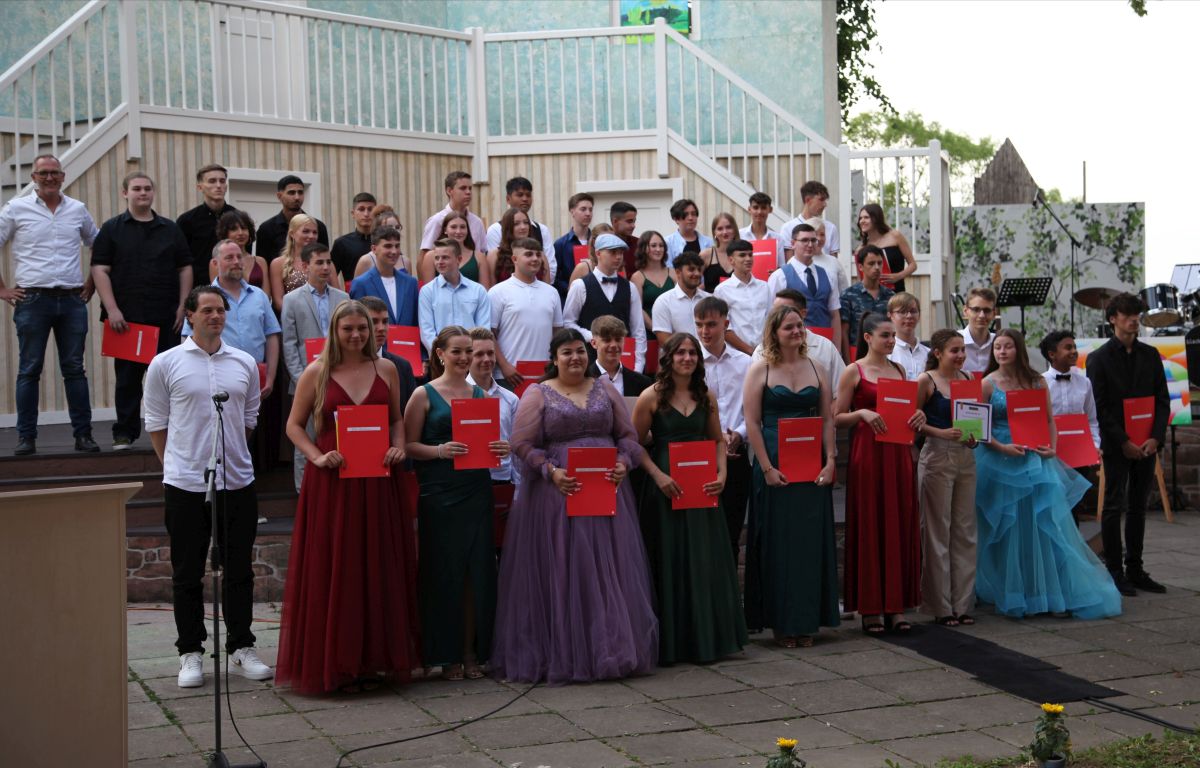 Schüler/innen mit Abschlusszeugnissen