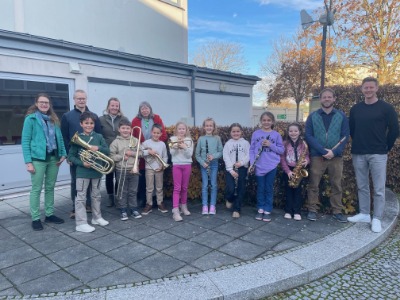 Gruppenbild Blaeserprojekt