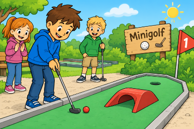 Minigolf Comic