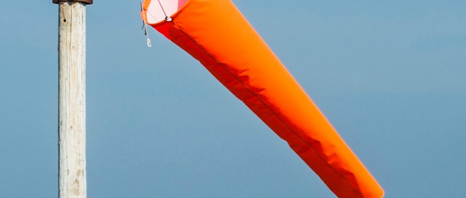 wehender Windsack